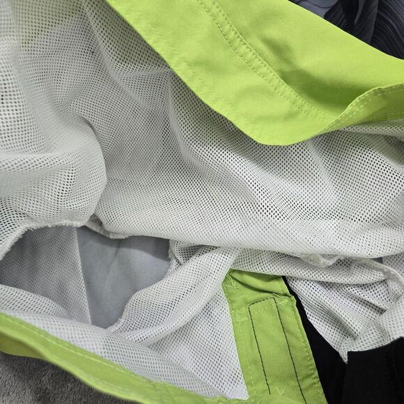 Projek Raw Men's Green Black Shorts Polyester Stretch Drawstring 8" Size L - Picture 12 of 13